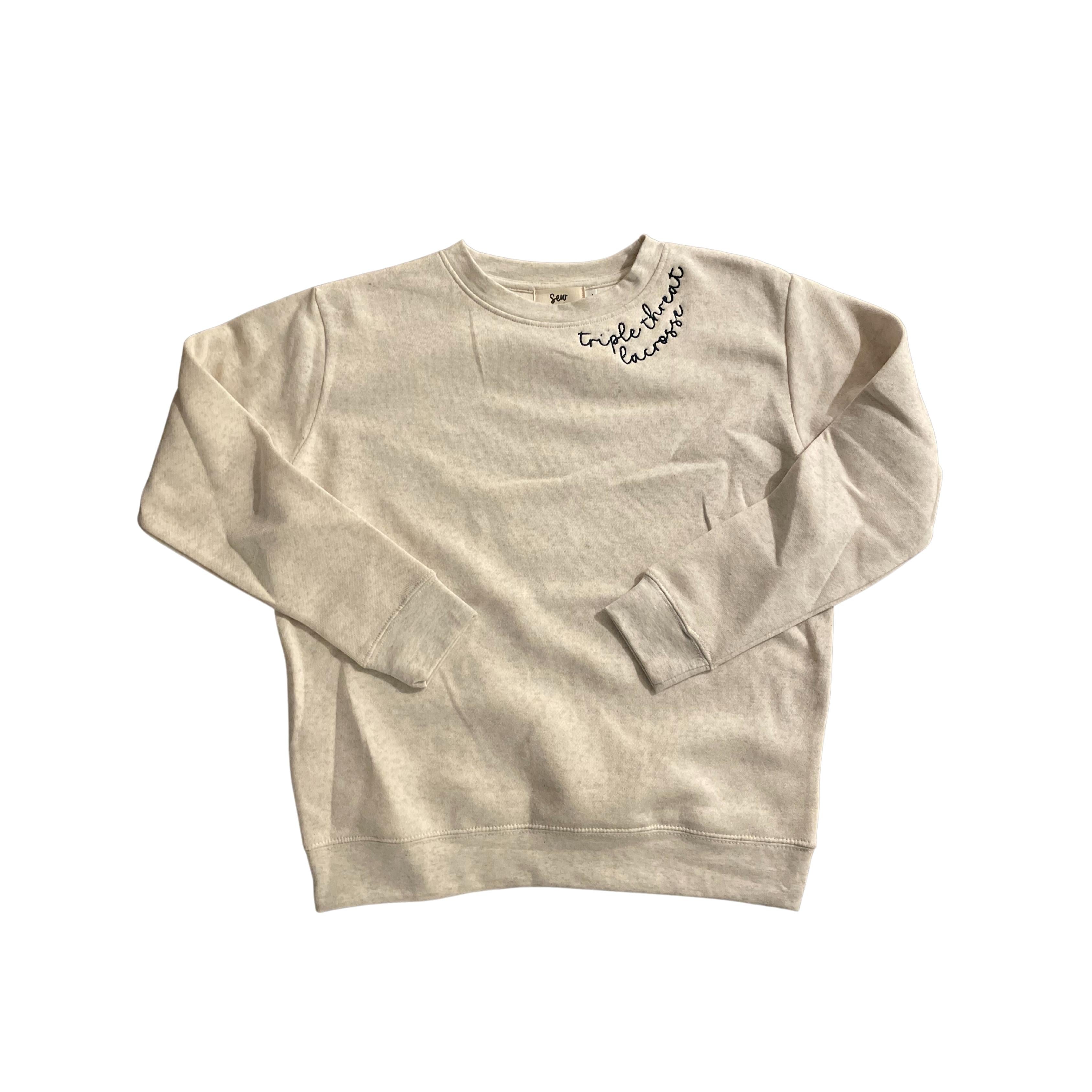 Triple Threat Cream Sweatshirt (Youth)