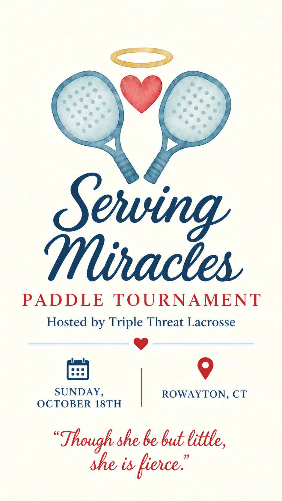 Team Registration: Serving Miracles Paddle Tournament